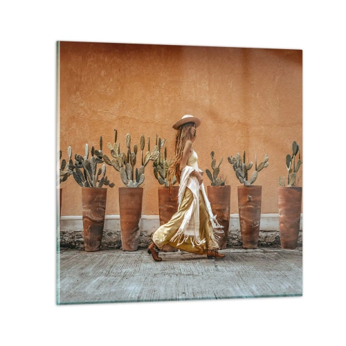 Obraz na skle - V hippie stylu - 40x40 cm