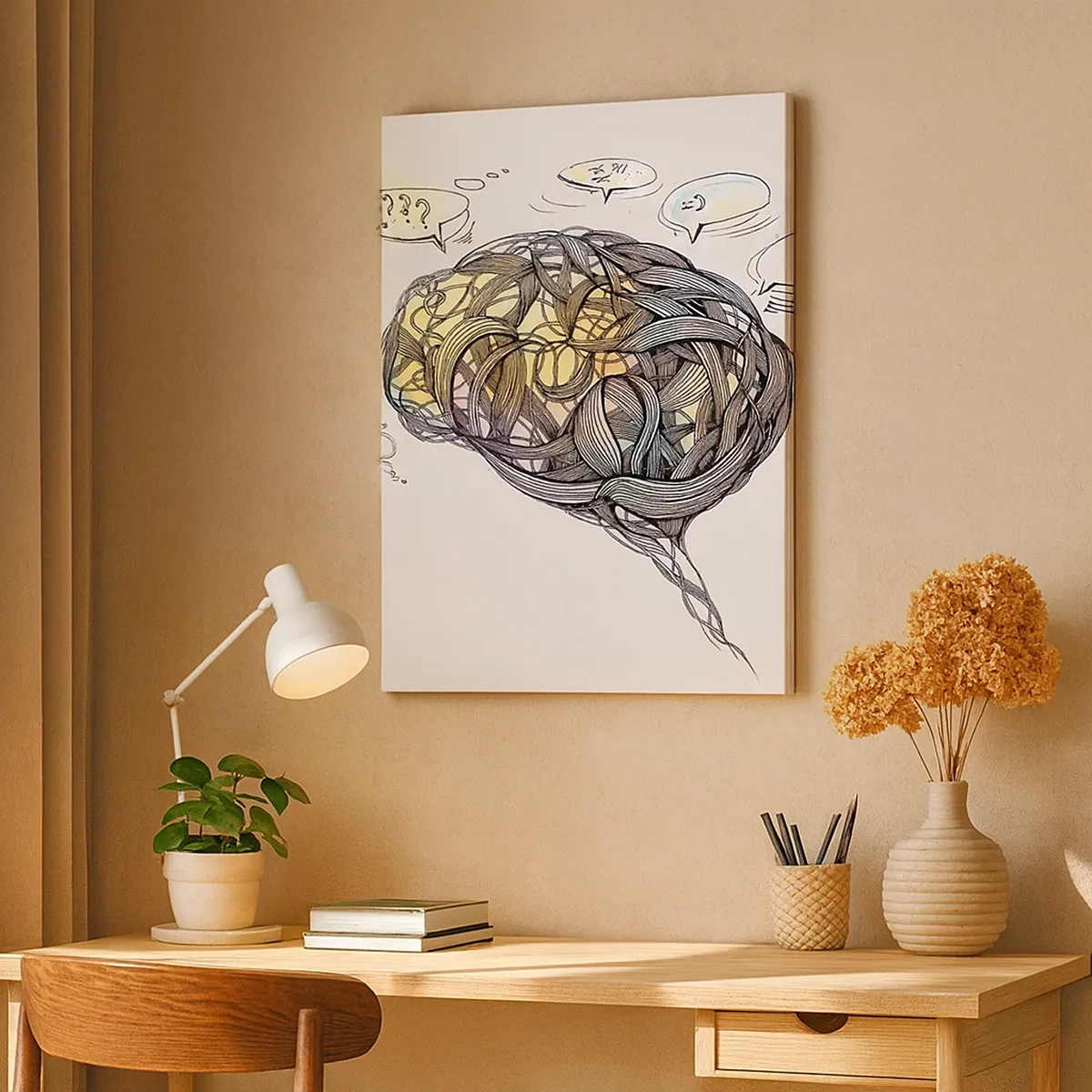 Obraz na plátně - Člověk - velká hádanka - 50x70 cm