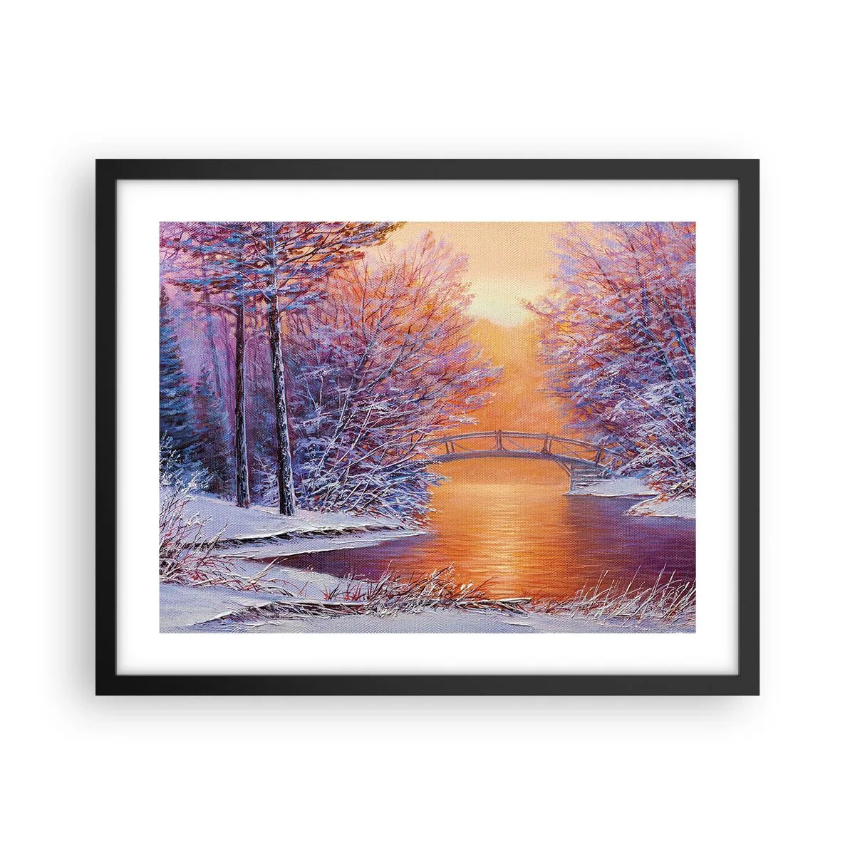 Plakát v černém rámu - Sejdeme se zde - 50x40 cm