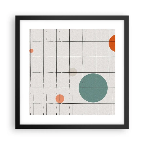 Plakát v černém rámu - V pasti. My nebo ony? - 40x40 cm