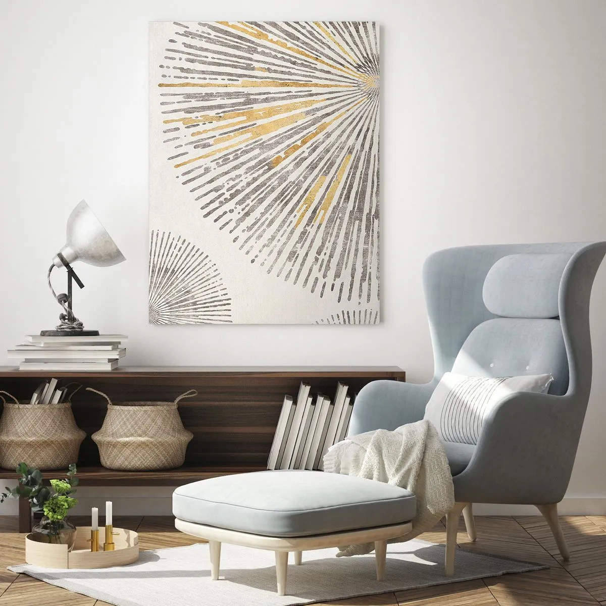 Obraz na skle - Krása paprsku - 80x120 cm