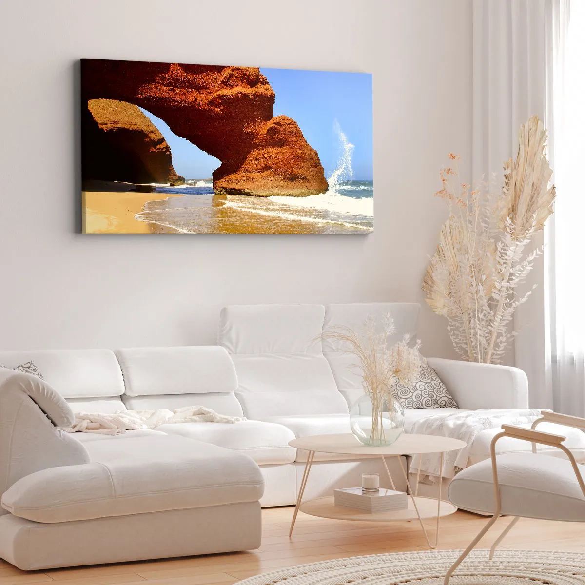 Obraz na plátně - Voda a vítr po tisíce let - 140x50 cm