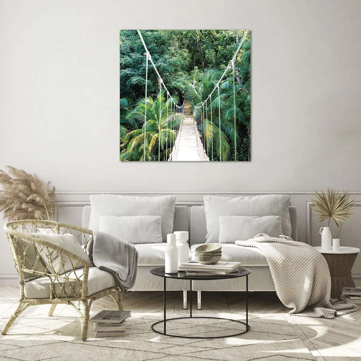 Obraz na skle - Welcome to the jungle! - 70x70 cm
