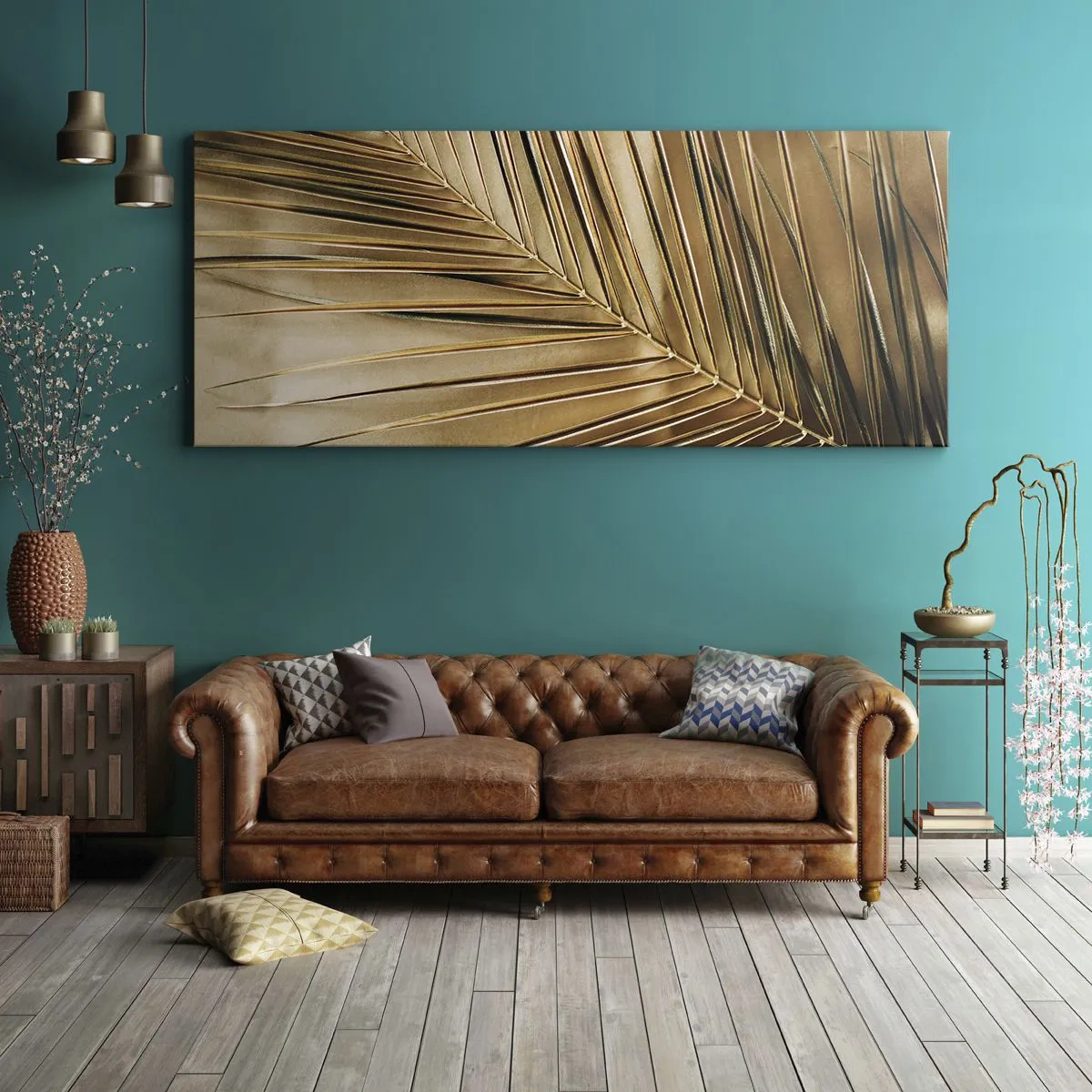 Obraz na plátně - Přírodní kolonáda - 100x40 cm