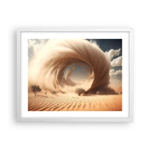 Plakát v bílém rámu - Otevřený portál - 50x40 cm