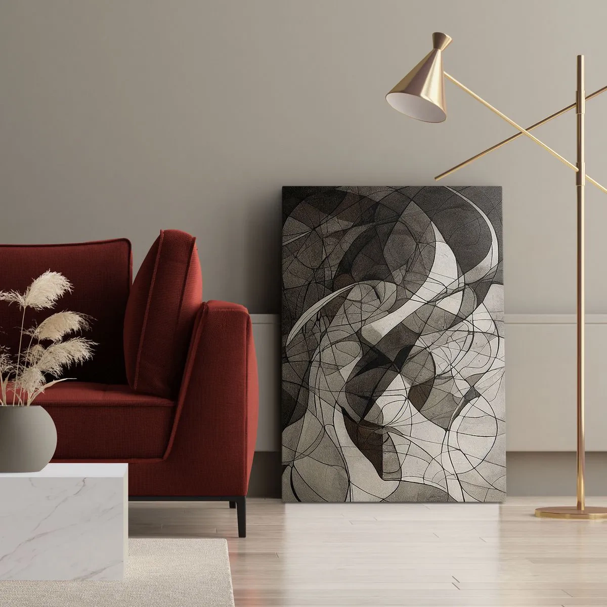 Obraz na plátně - Oběh barev Země - 55x100 cm