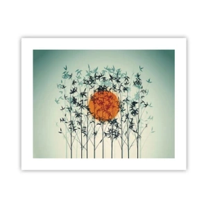 Plakát - Japonské slunce - 50x40 cm