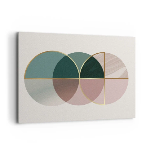 Obraz na plátně - Kruhy… - 100x70 cm