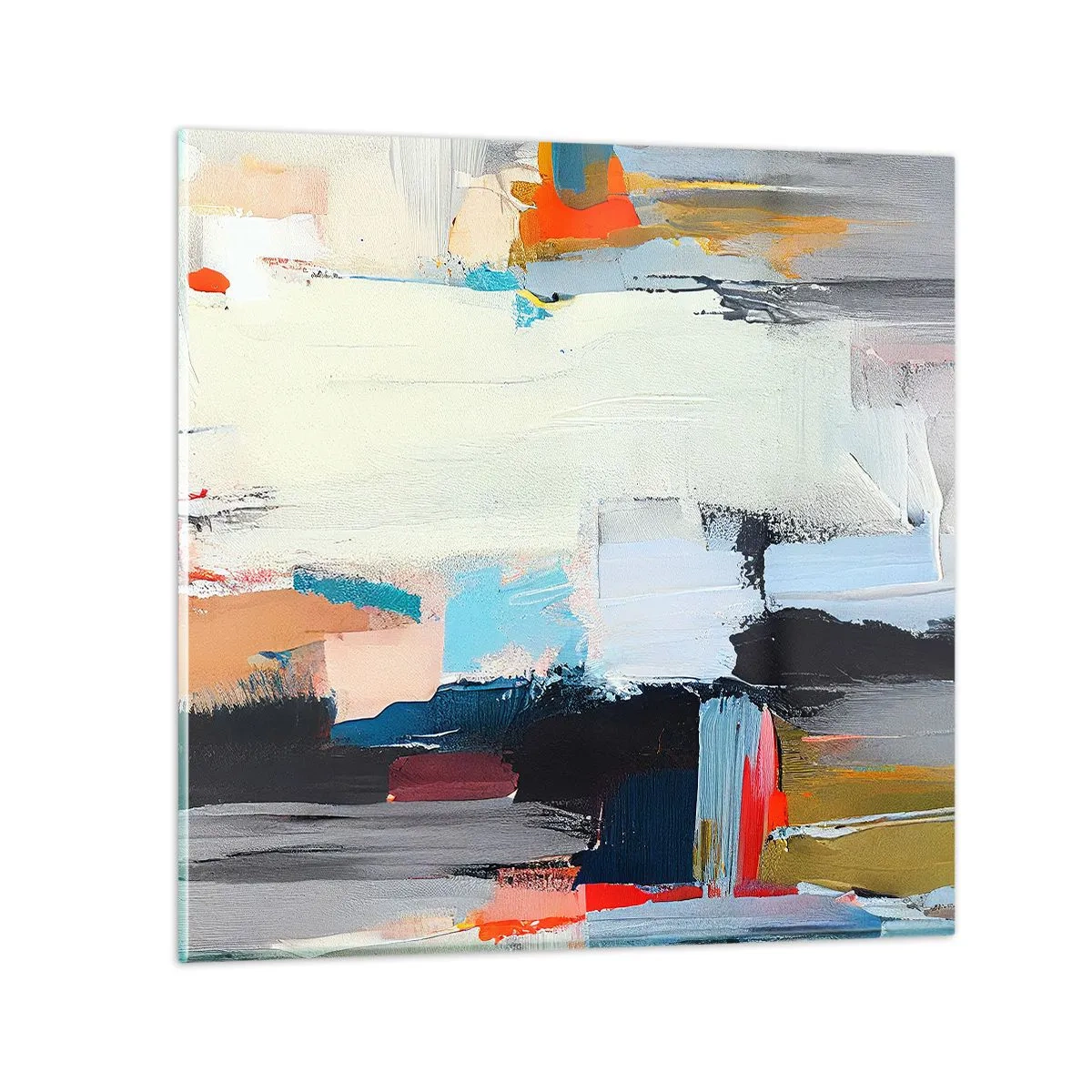 Obraz na skle - Nějaký způsob? - 50x50 cm