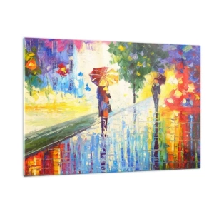 Obraz na skle - A všechno je jasné - 120x80 cm