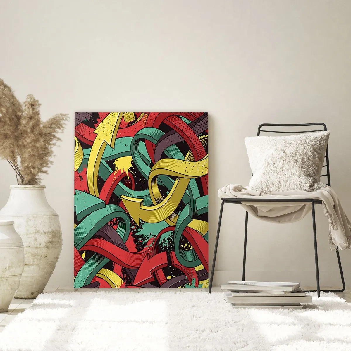Obraz na skle - Kudy do cíle? - 50x70 cm