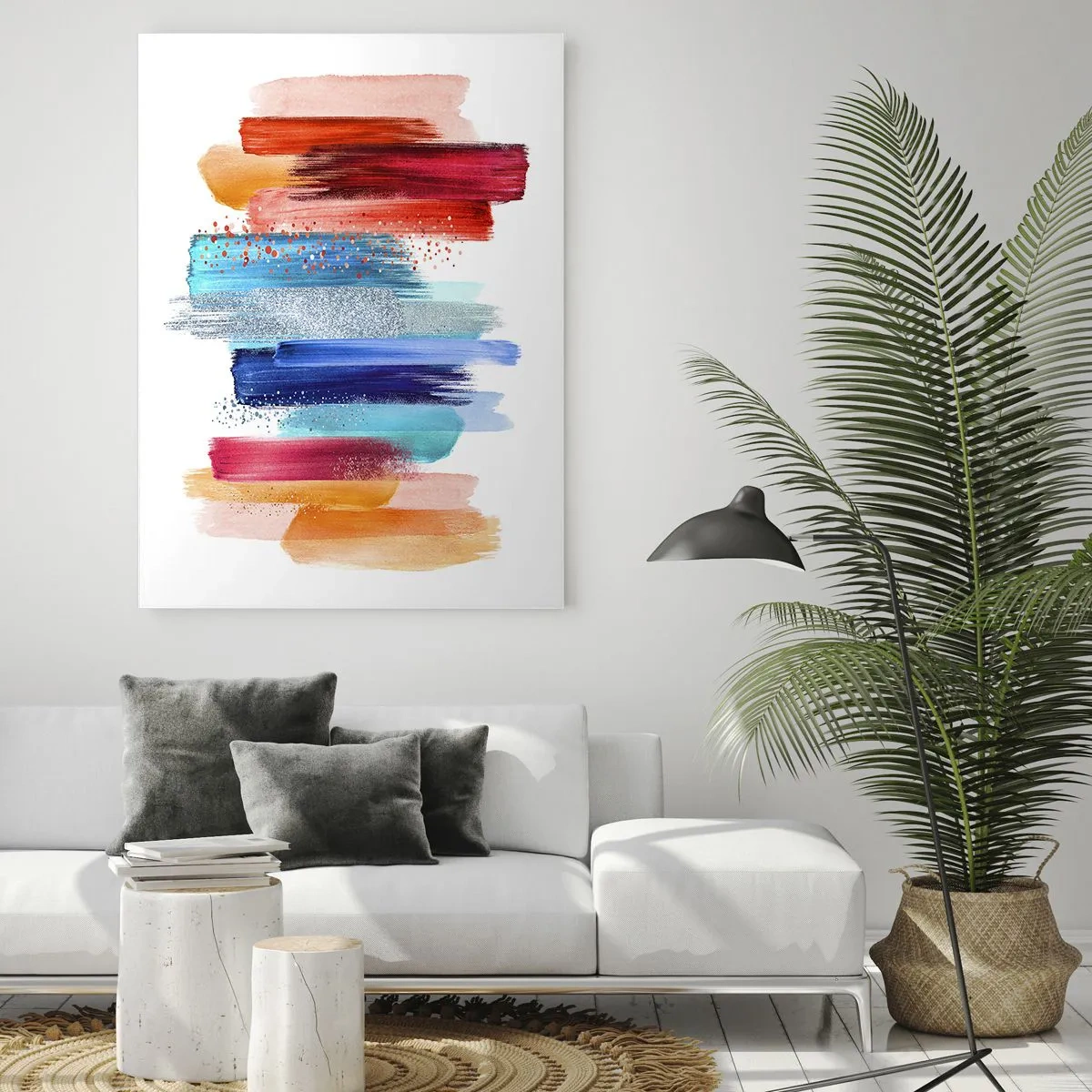 Obraz na skle - Nahoru a dolů  - 70x100 cm