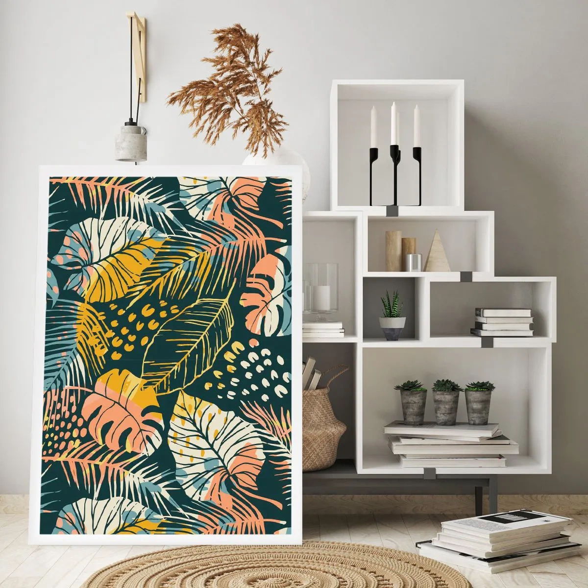 Plakát - Listová fantazie - 40x50 cm
