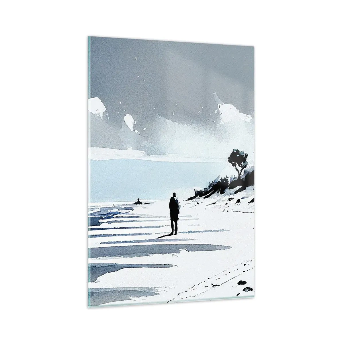 Obraz na skle - O samotě - 80x120 cm