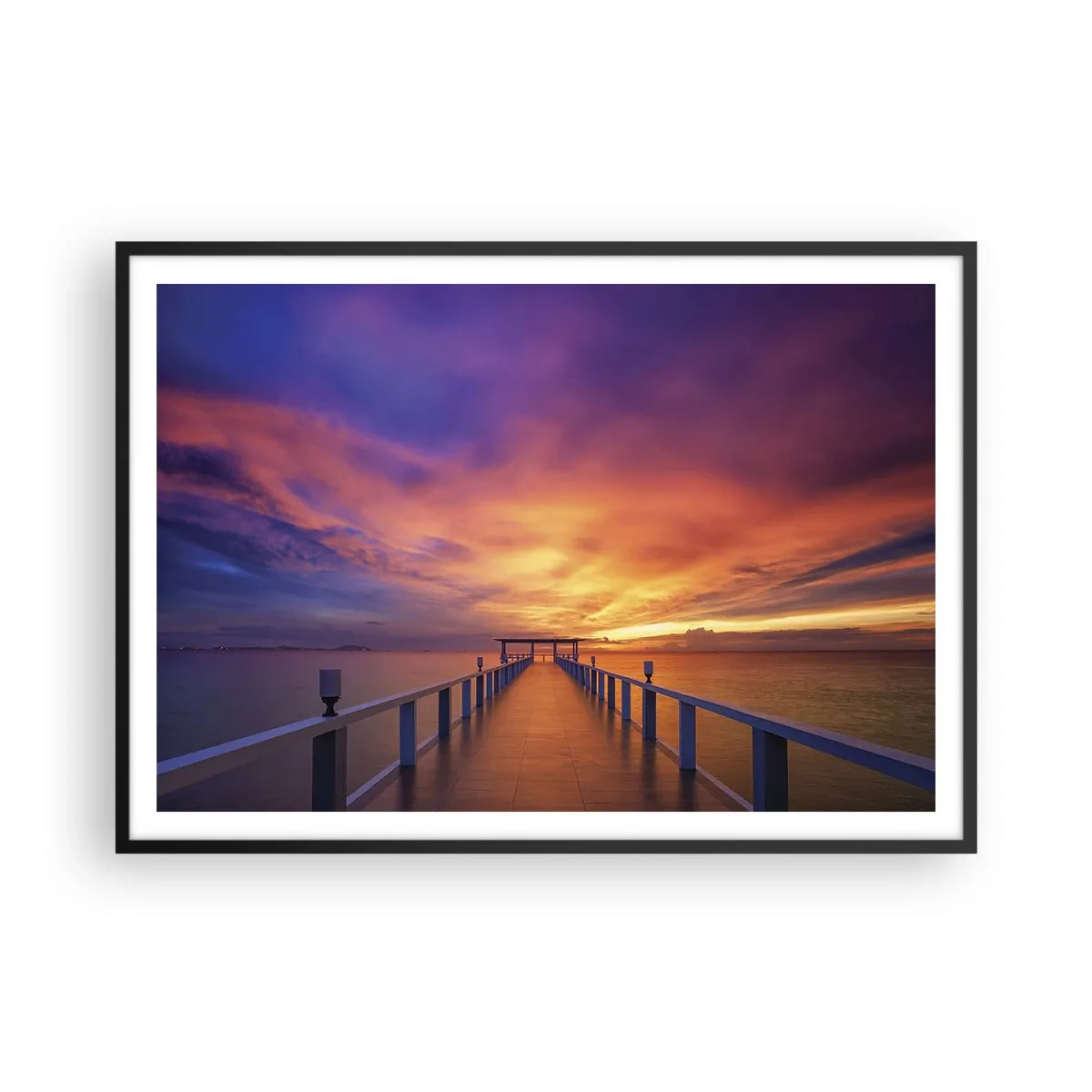 Plakát v černém rámu - Bez konce - 100x70 cm