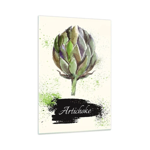 Obraz na skle - Ať žije zelenina! - 70x100 cm