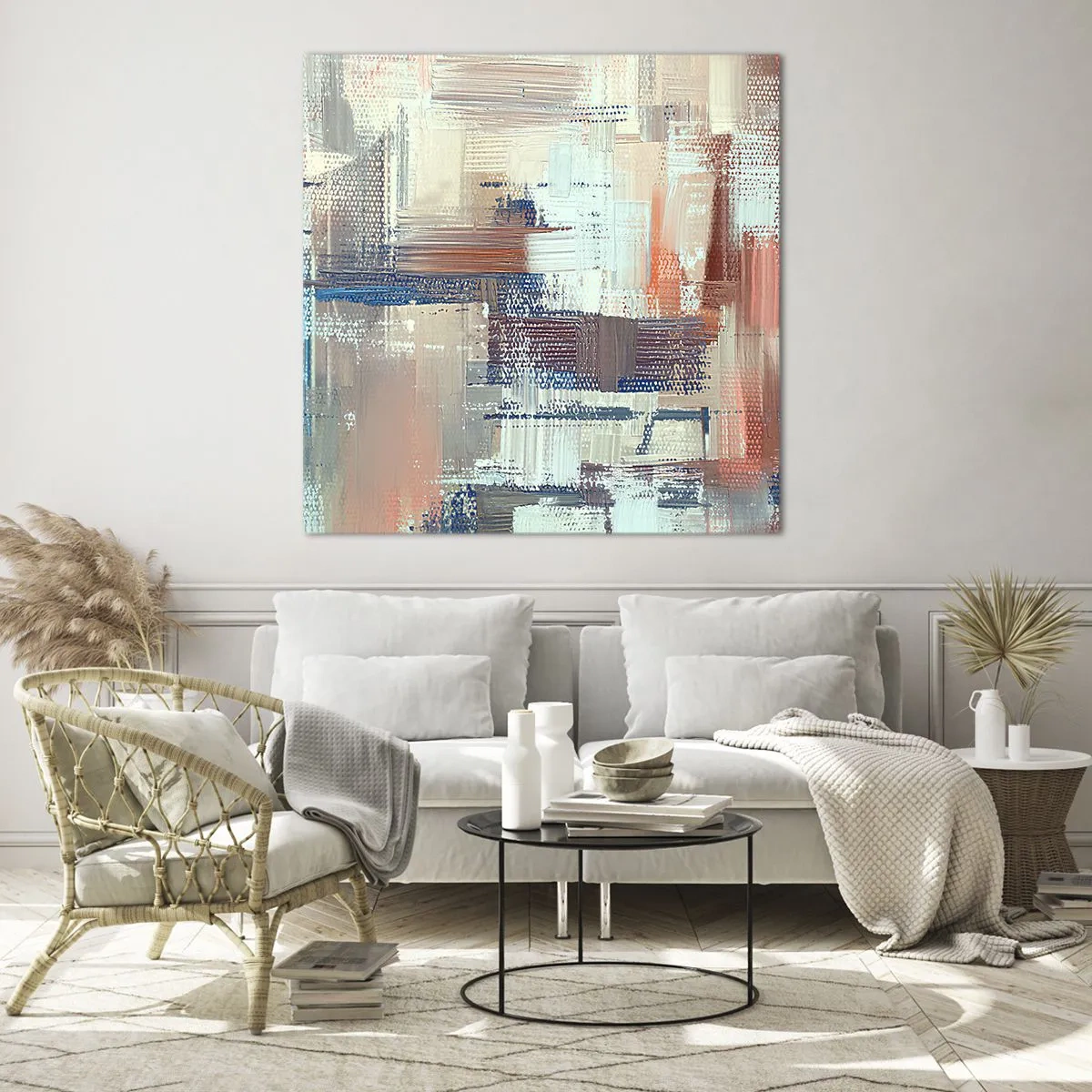 Obraz na skle - Dostat se ke světlu - 30x30 cm