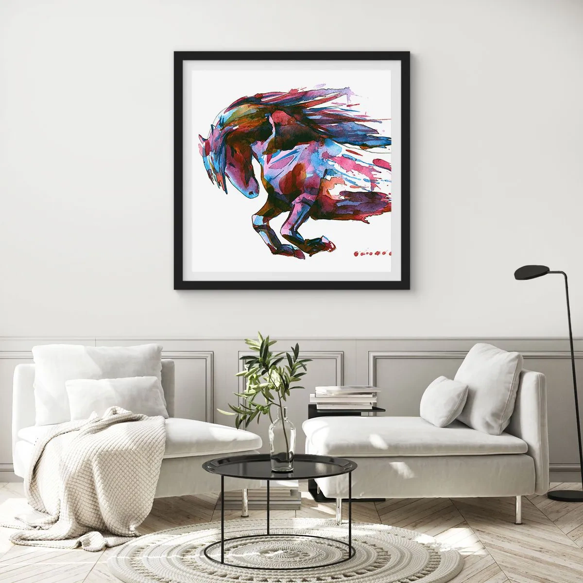 Plakát v černém rámu - U vytržení - 40x40 cm