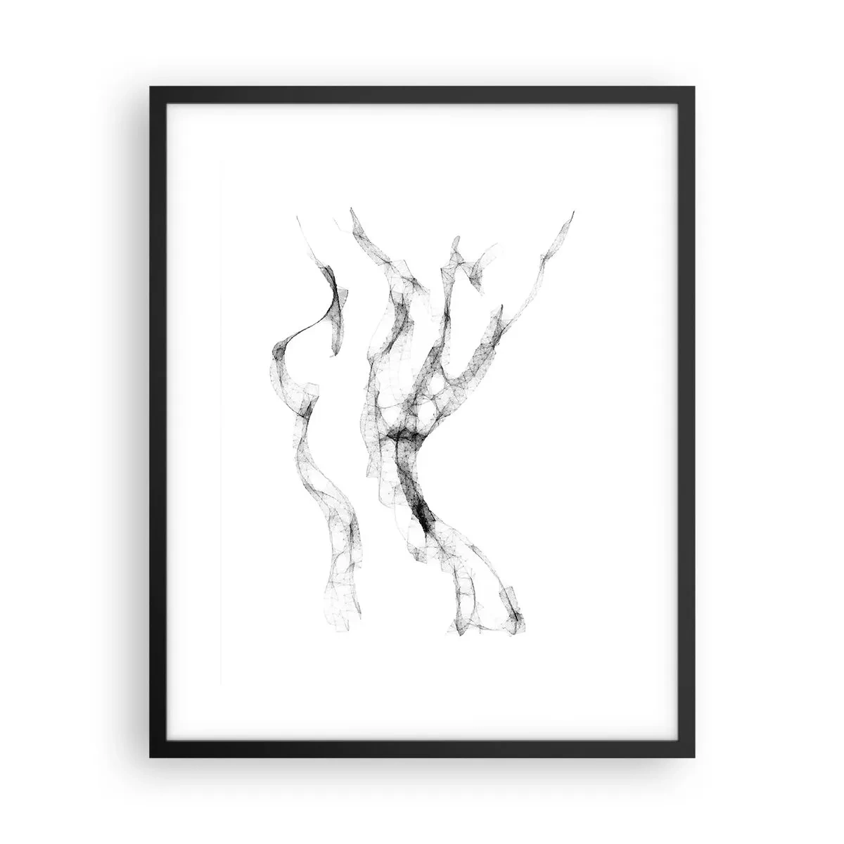 Plakát v černém rámu - Krásná a silná - 40x50 cm