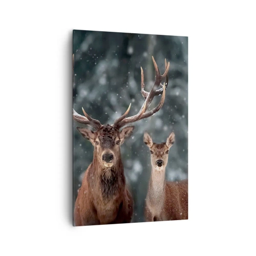 Obraz na plátně - Pán lesa se svou ženou - 80x120 cm