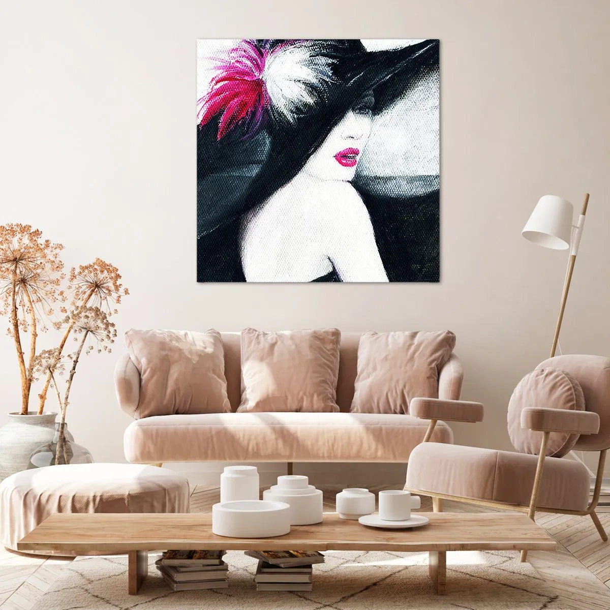 Obraz na plátně - Vždy tajemství - 70x70 cm