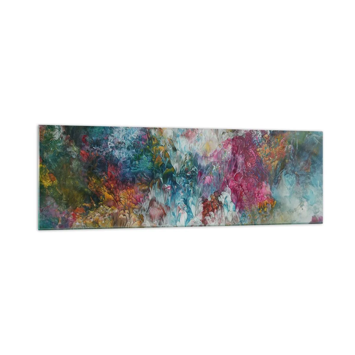 Obraz na skle - V plném rozkvětu - 160x50 cm