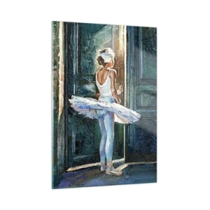 Obraz na skle - Před představením - 50x70 cm