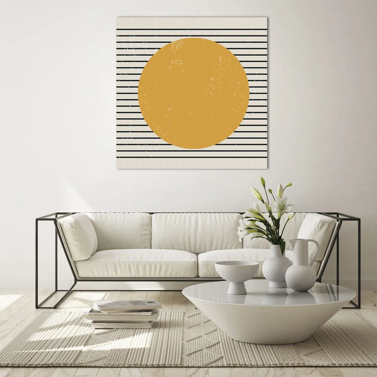 Obraz na skle - Síla jednoduchosti - 50x50 cm