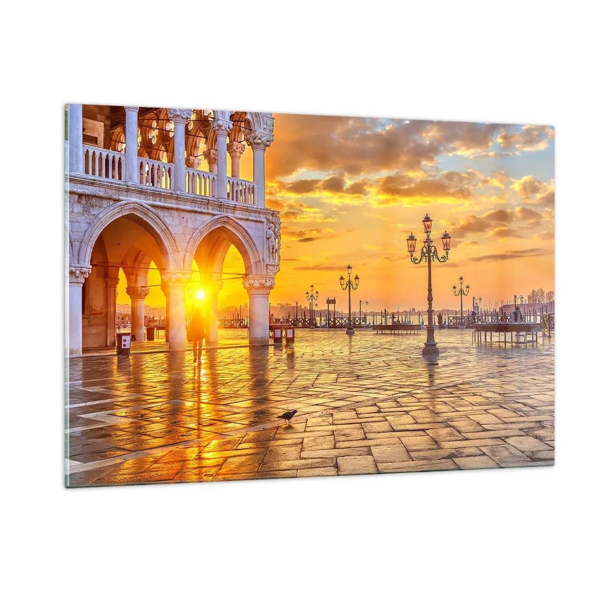 Obraz na skle - Kde jsou všichni? - 120x80 cm