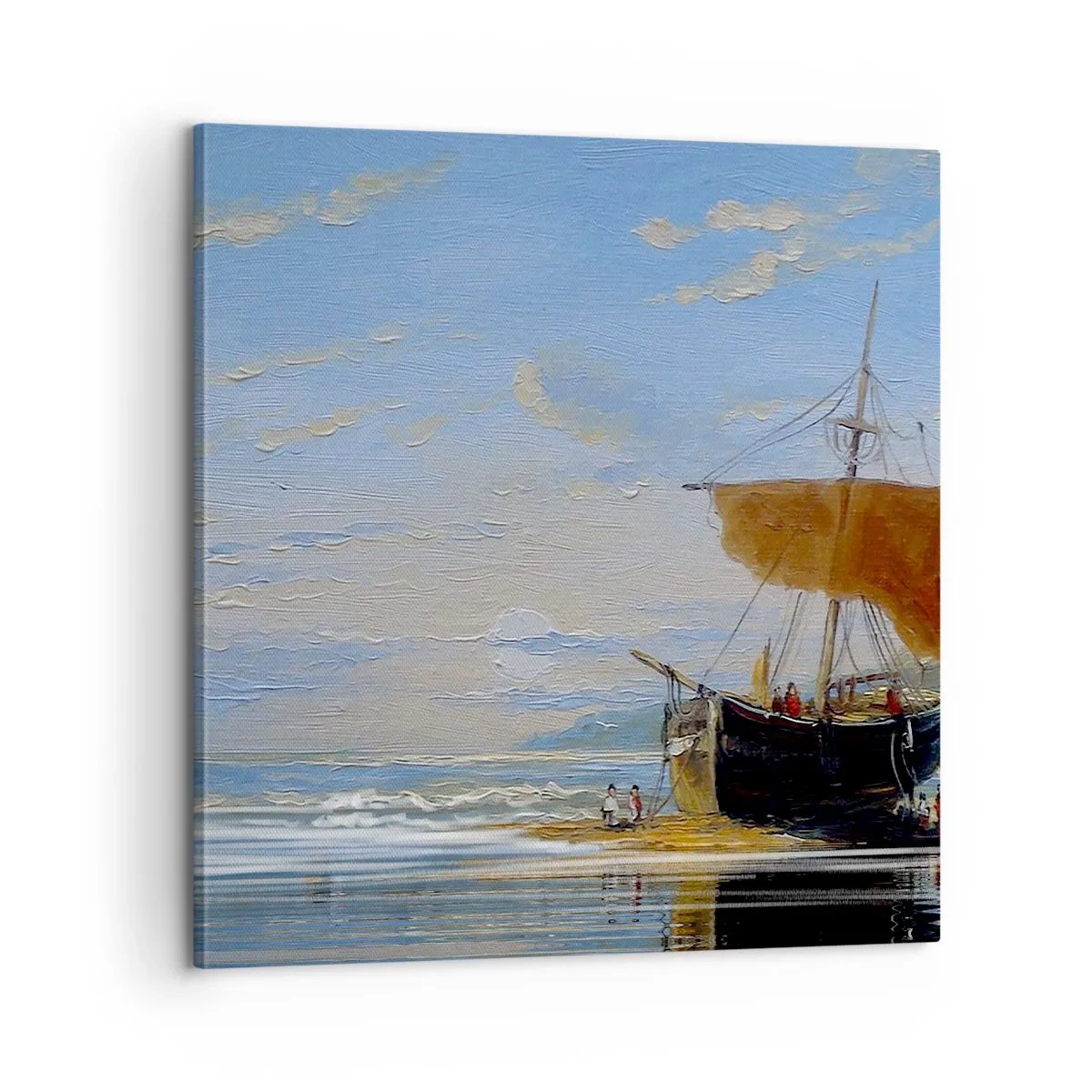 Obraz na plátně - Voda, země, vzduch - 60x60 cm