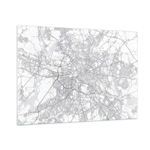 Obraz na skle - Květ Berlína - 100x70 cm