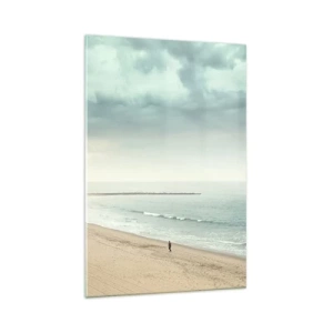 Obraz na skle - Hledám klid - 70x100 cm