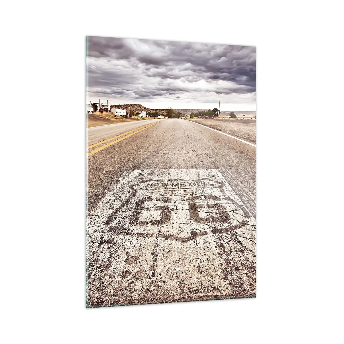 Obraz na skle - Mother Road - americká legenda - 50x70 cm