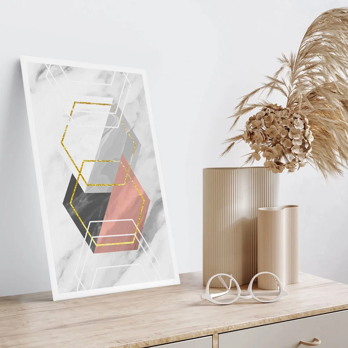 Plakát - Řetězová kompozice - 70x100 cm