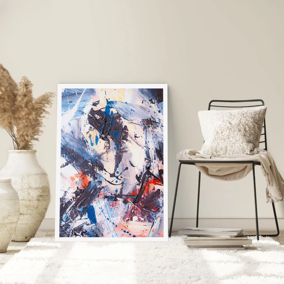 Plakát - Bláznivý tanec abstrakce - 50x70 cm