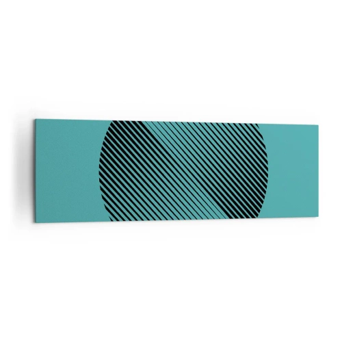 Obraz na plátně - Kruh – geometrická variace - 160x50 cm