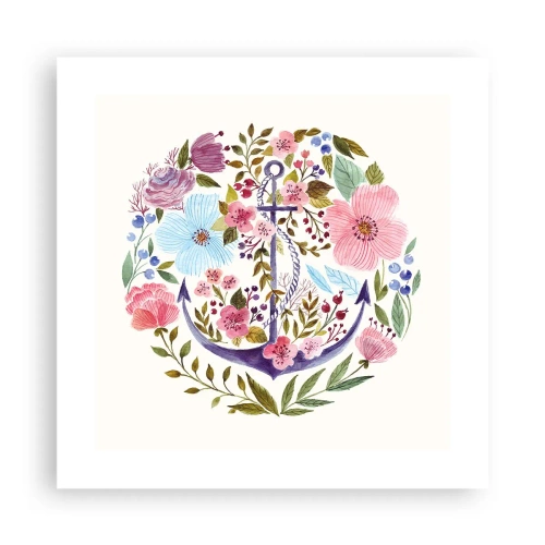 Plakát - Námořníkův hezký sen - 40x40 cm