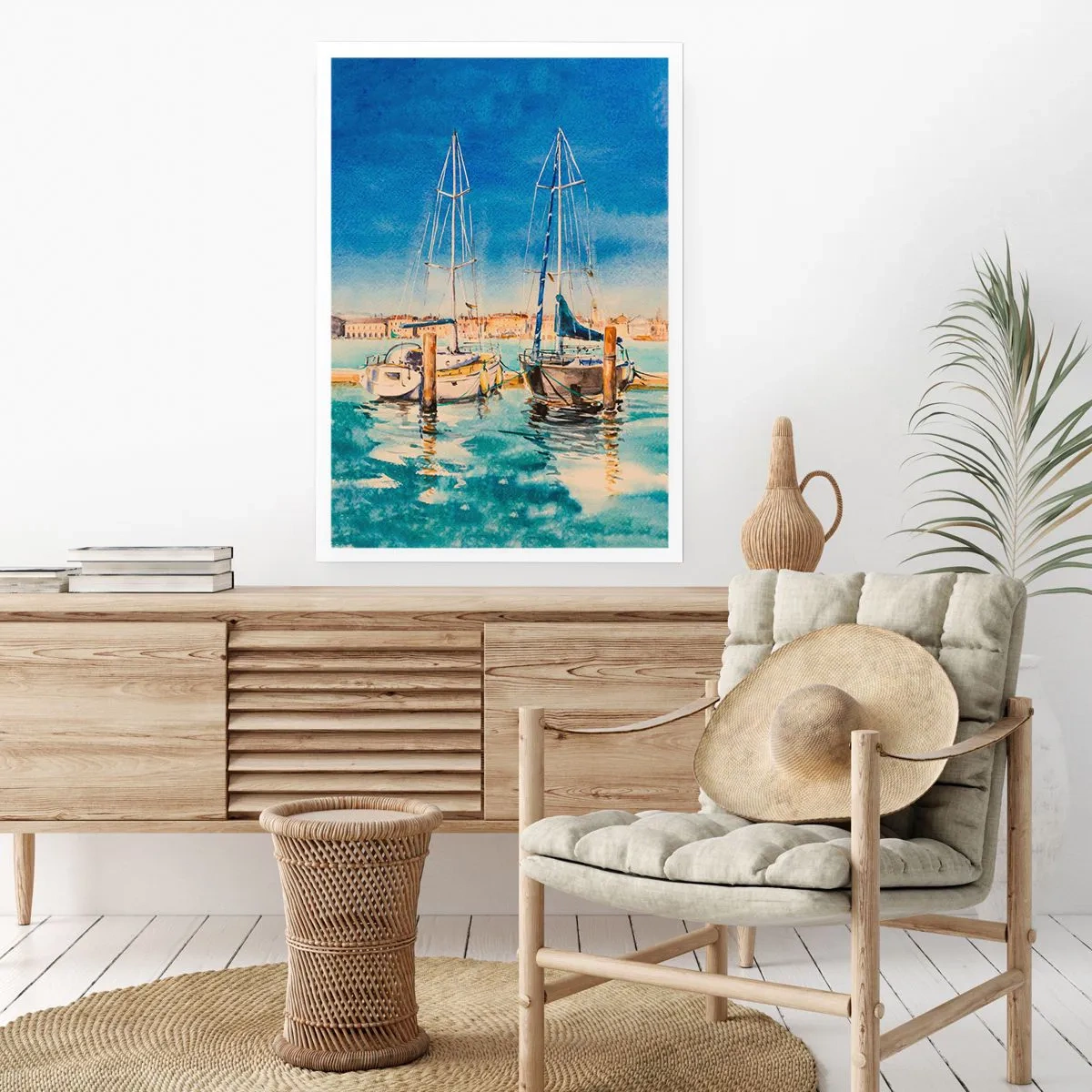 Plakát - Slunečná laguna - 40x50 cm