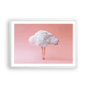 Plakát v bílém rámu - Sladký slib - 70x50 cm