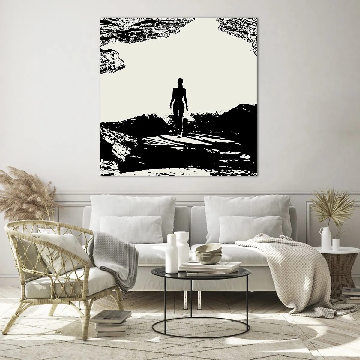 Obraz na skle - Nový pohled - 60x60 cm