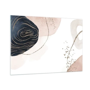 Obraz na skle - Vše plyne - 100x70 cm