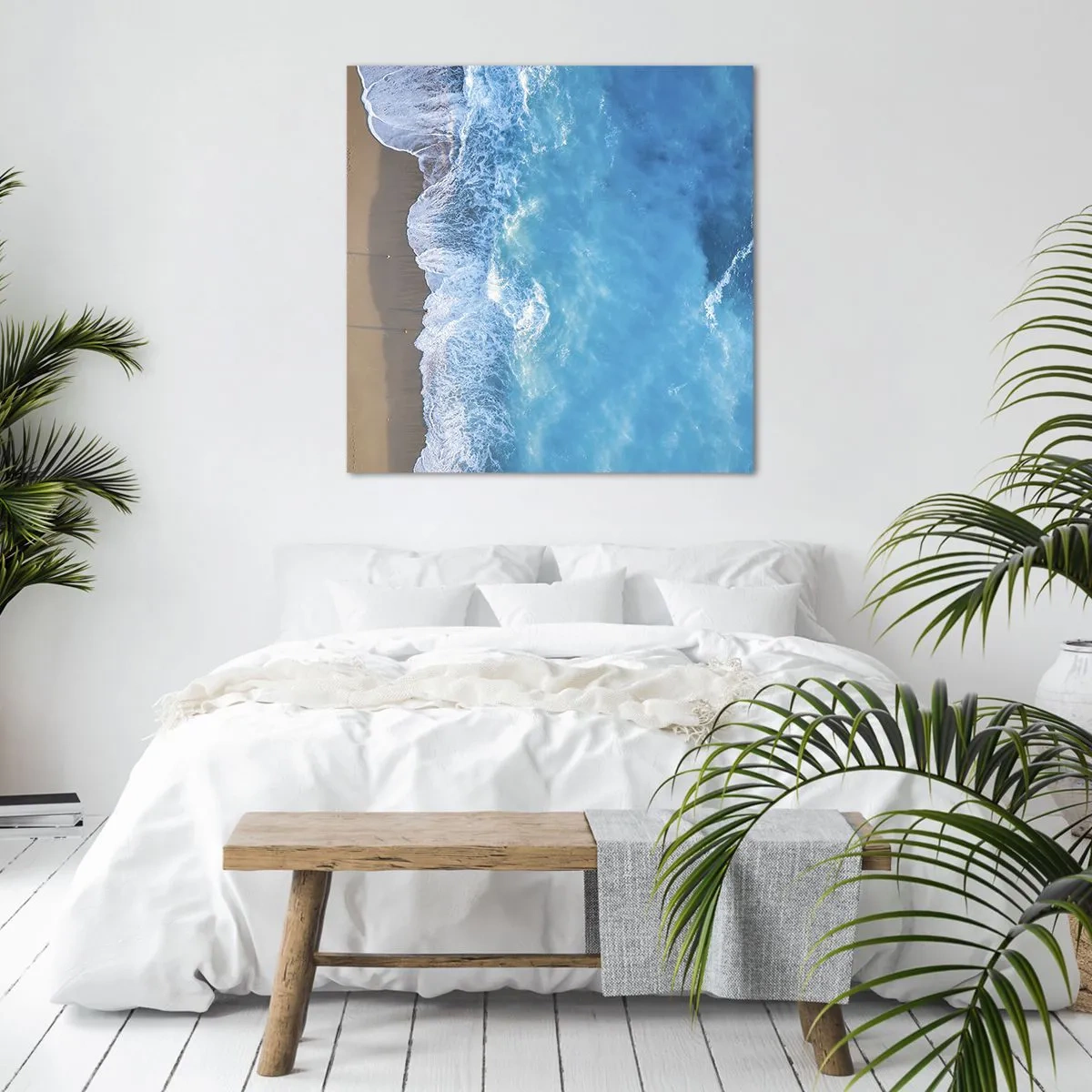 Obraz na plátně - Síla modři - 60x60 cm