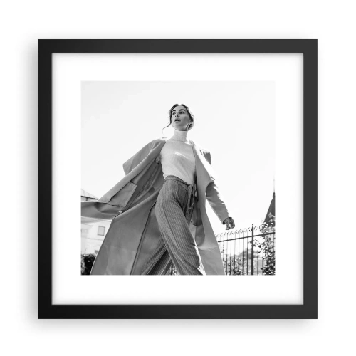 Plakát v černém rámu - Jdeš se mnou? - 30x30 cm