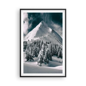 Plakát v černém rámu - Země sněhu a ledu - 61x91 cm