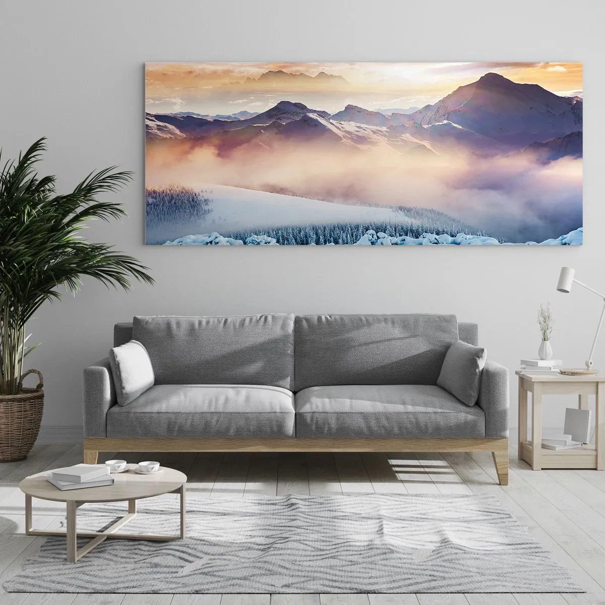 Obraz na skle - Síla a čistota přírody - 140x50 cm