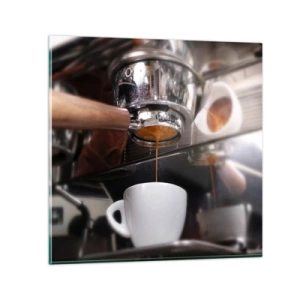 Obraz na skle - Dobrá chvíle dne - 40x40 cm