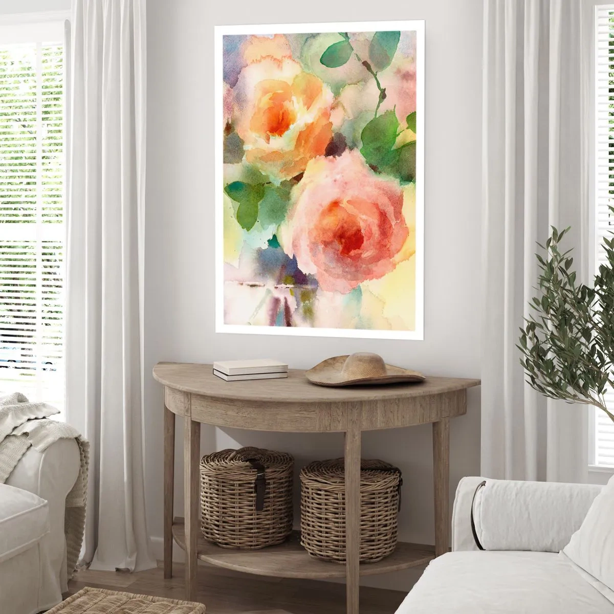Plakát - Jemné jako akvarel - 61x91 cm