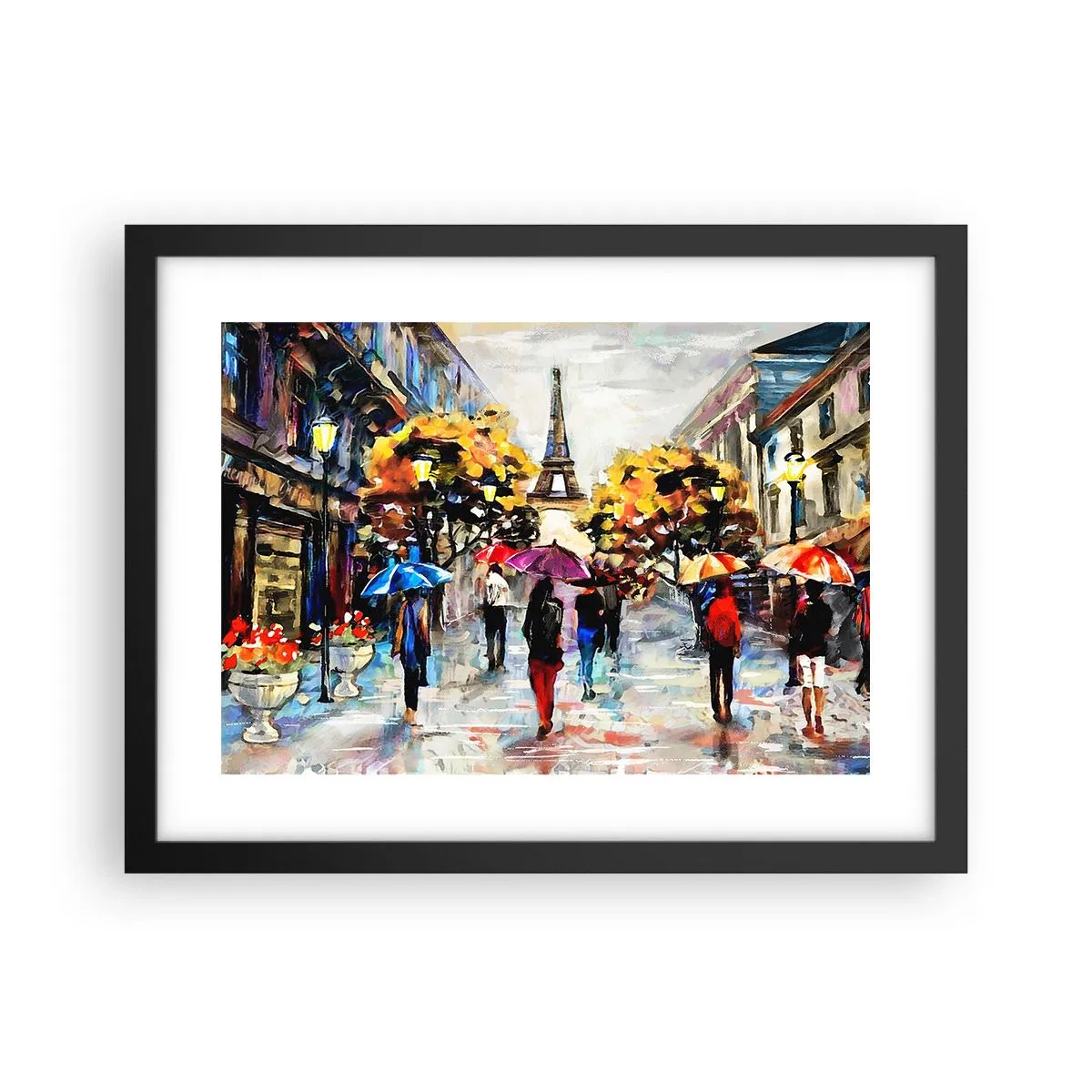 Plakát v černém rámu - Na podzim zvlášť krásný - 40x30 cm