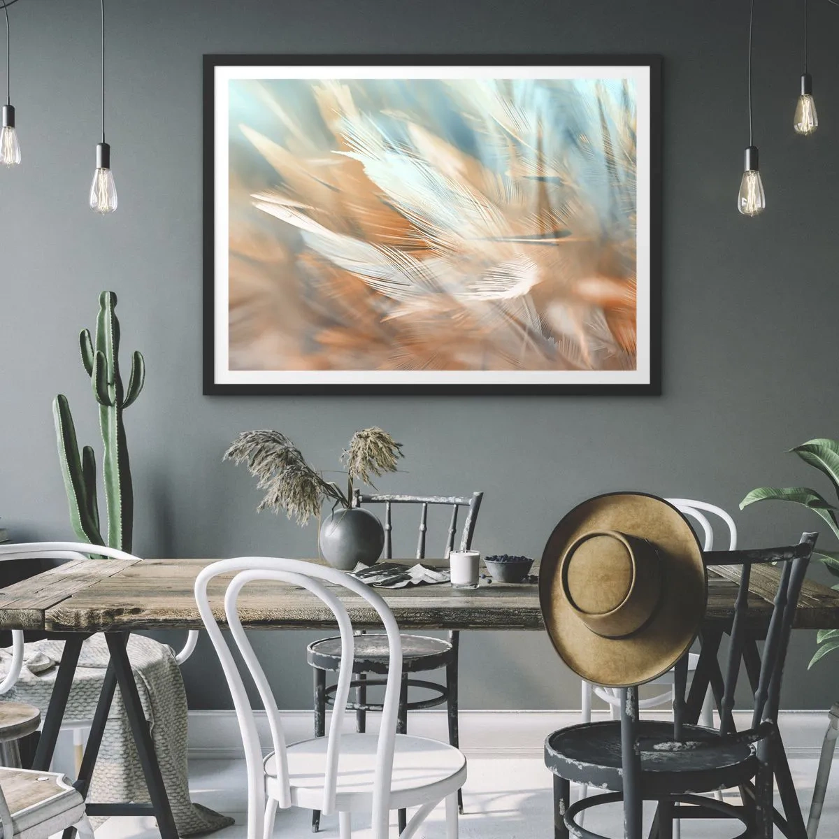 Plakát v černém rámu - V krajině něhy - 70x50 cm