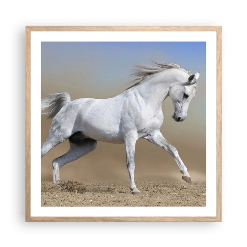 Plakát v rámu světlý dub - Nejkrásnější arabská pohádka - 60x60 cm